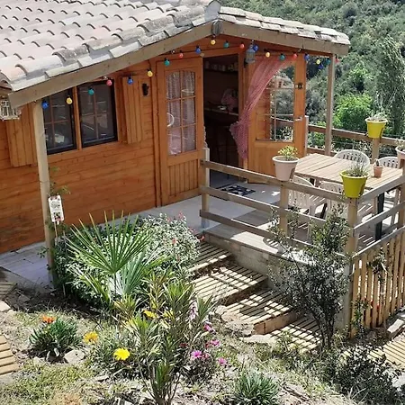 Lou Cabanot De Jardin Calme Et Confortable Chalé Lastours