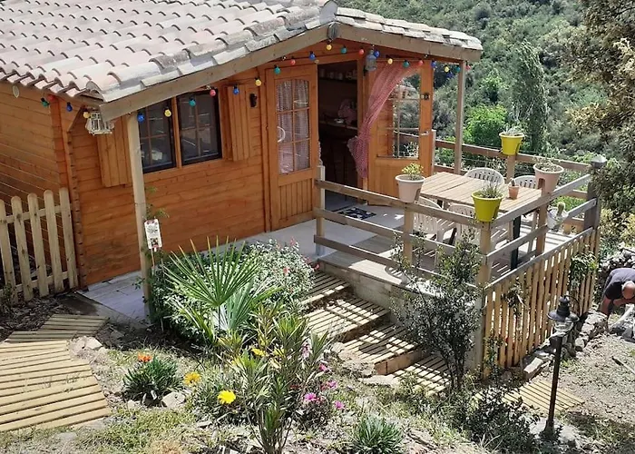 Lou Cabanot De Jardin Calme Et Confortable Chalet Lastours